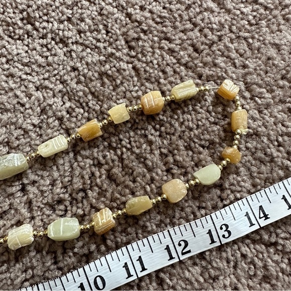 Vintage Costume Jewelry Beaded Rock Necklace - Picture 5 of 9